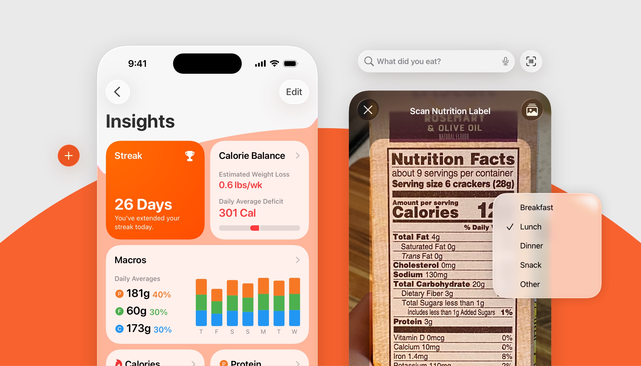 Foodnoms for iOS 26: A Fresh Design, New Insights Dashboard, Smarter Label Scanner, and More