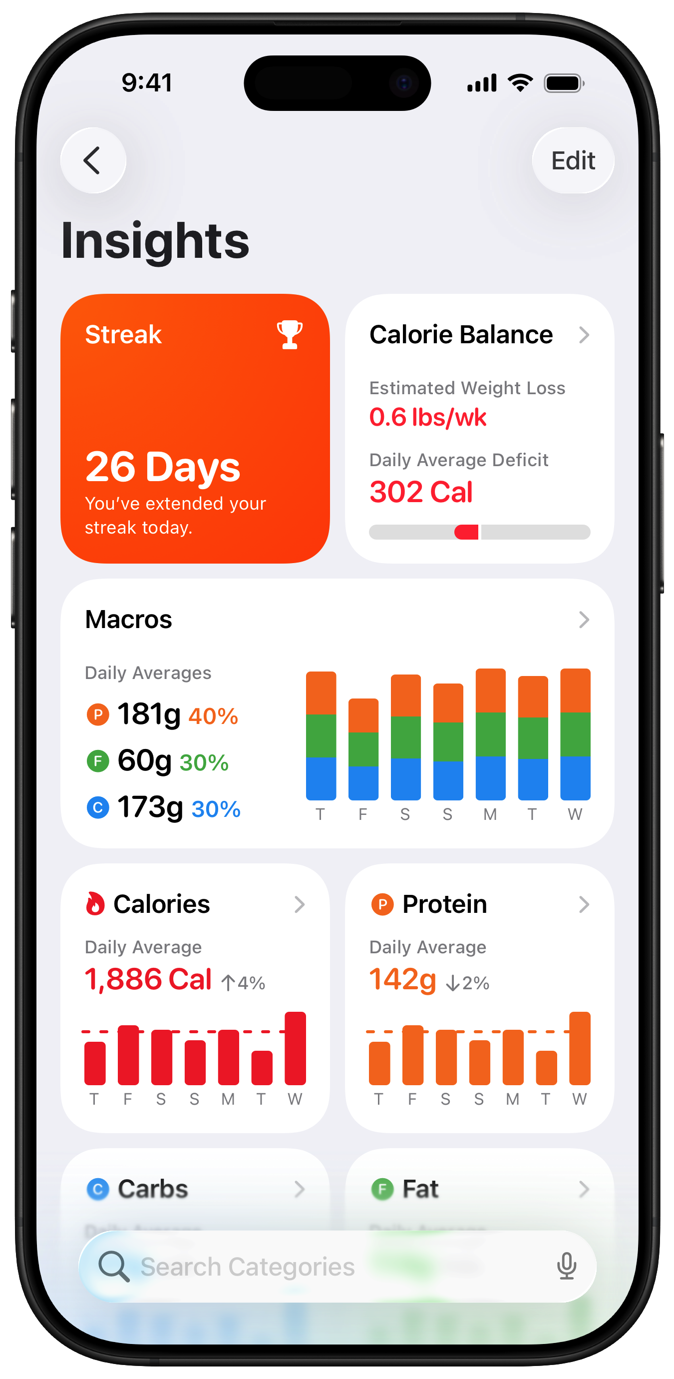 Custom Insights dashboard displaying various metrics and charts
